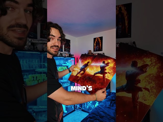 Vídeo relacionado con Displate Póster metálico Star Wars Retro Pop Mandalorian Decoración de pared para dormitorio, montaje magnético, 32 x 45 cm
