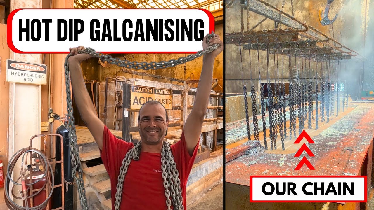 How We Got Our Anchor Chain Galvanised | The Sailing Brothers / Atlas
