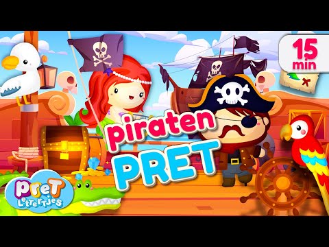 Peuter Piraten Pret 🦜 | Woorden Leren met Pretlettertjes