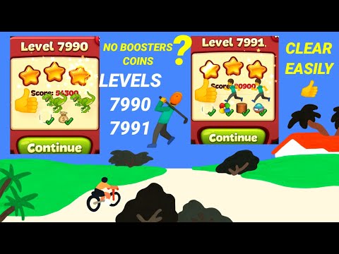 Toon Blast Level 7990|7991 -No Booster/Coins?👍ok🤺✨✨