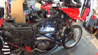 Klr 650 stalling in rain