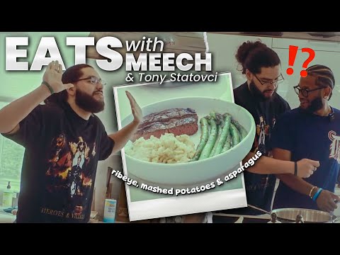 RIBEYE AND HOME MASHED POTATOES WITH TONY STATOVCI | EATS WITH MEECH