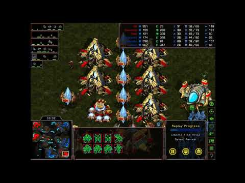 3v3 Starcraft BGH Big Game Hunters TTT vs PPT - Replay