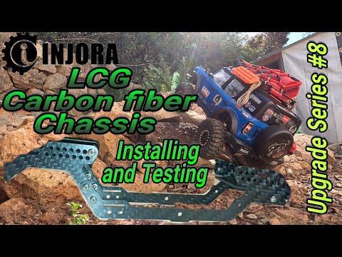 Injora LCG Carbon Fiber Chassis - Installing and Testing - Traxxas Trx4M Bronco #traxxastrx4m