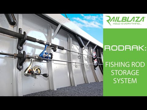 Railblaza RodRak Fishing Rod Storage Rack Black