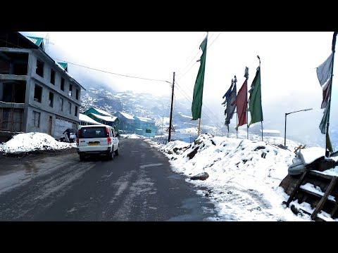 Gangtok to Nathula Changu Baba-Mandir Winter Trip 2017 | Part 1 | Up To Tsomgo Lake