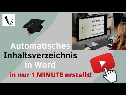 Automatisches Inhaltsverzeichnis in 1 Minute