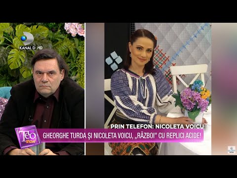 Teo Show(28.01.2021) - Gheorghe Turda si Nicoleta Voicu, razboi cu replici acide!