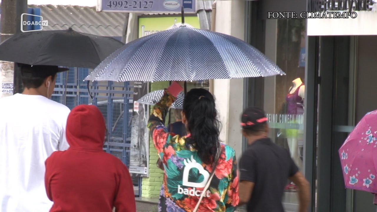 Friozinho e chuvas devem permanecer até sábado; veja vídeo com a previsão do tempo