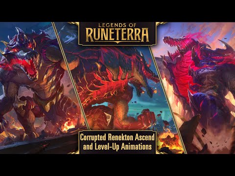 Legends of Runeterra - Corrupted Renekton Level-Up Animation