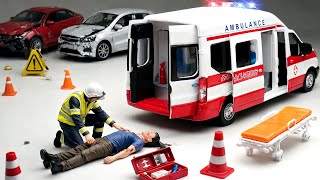 Unboxing Ford Transit Ambulance Diecast 🚑 Shocking Accident Simulation!😍 RP