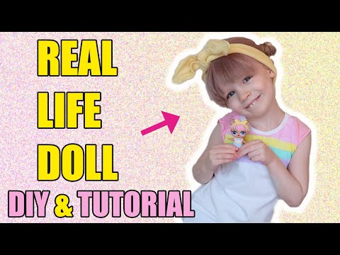 Real Life L.O.L. Surprise Doll!!! Dawn IRL - DIY & Tutorial Video