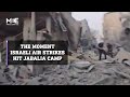 The moment Israeli air strikes hit Jabalia camp in Gaza