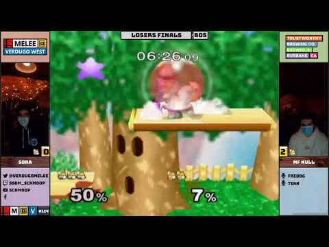 MF | Sora/Joshman - vs. Mango's Friend | null - Losers Finals -  Melee @ Verdugo West #124