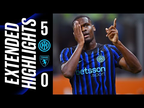 BASTONI, THURAM, LAUTARO E BONNY METTONO LA FIRMA | INTER - TORINO 5-0 | EXTENDED HIGHLIGHTS 📺⚫🔵