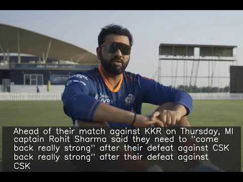 I know we have handy record vs KKR, but I don't believe in past records: Rohit