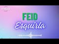 Feid - Esquirla (lyrics video)