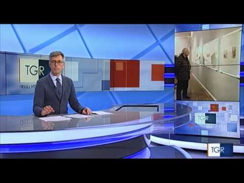 Servizio TGRFVG del 9 gennaio 2020 su "Virgilio Tramontin. Opere su carta" a Pordenone