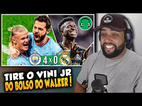 REACT ♫ CITY HUMILHA O REAL MADRID E TÁ NA FINAL DA CHAMPIONS!!! | Paródia Agudo Mágico 3 - DJ Aurél