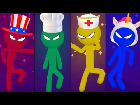 The Stickman Party 1 2 3 4 Player Games MINIGAMES Walkthrough 2021 ( android / ios )