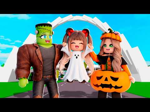 Nos CONVERTIMOS en una FAMILIA de HALLOWEEN en Roblox