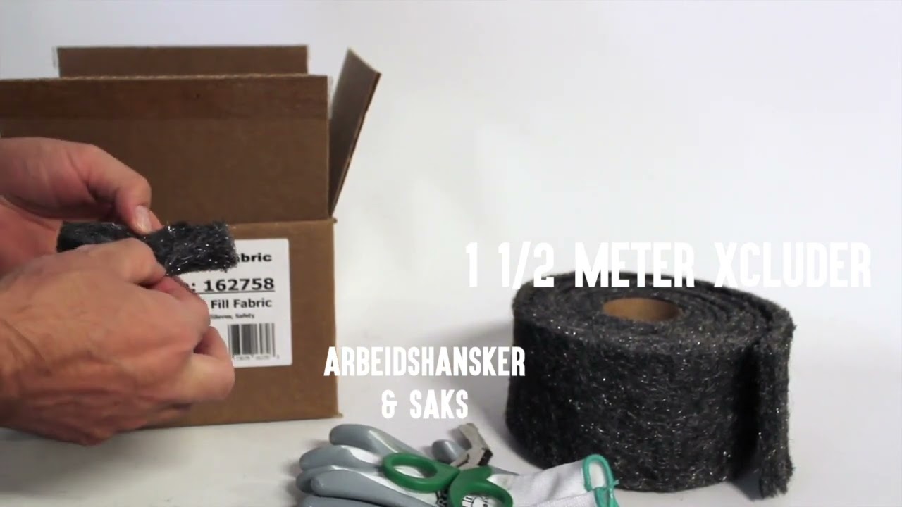 Gnagertett - Xcluder mus- og rottestopper 3 M