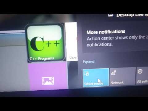 Windows 10 get rid of tiles //Return to normal /Desktop torn off table Mode
