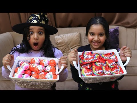 शफ़ा ने जादू से बनाए किंडर ज़ोय और सकिट्टलस।