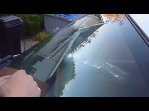 Windshield crack repair experiment 2