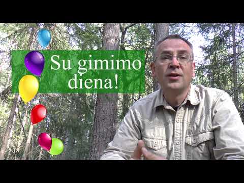 LITHUANIAN LESSON 107 - BIRTHDAY - Gimtadienis