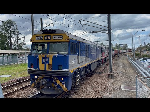 Crawfords GL108, PHC001 & PHC002 with 4190 at Morisset - 31/8/23