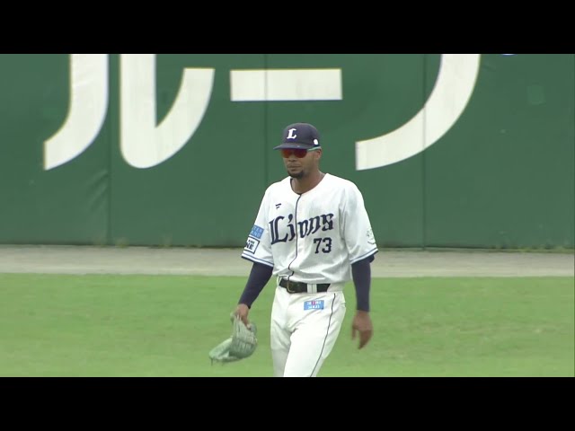 【ファーム】圧巻の守備!! ライオンズ・モンテル 落ちそうな打球をダイビングキャッチ!! 2025年9月15日 埼玉西武ライオンズ 対 読売ジャイアンツ