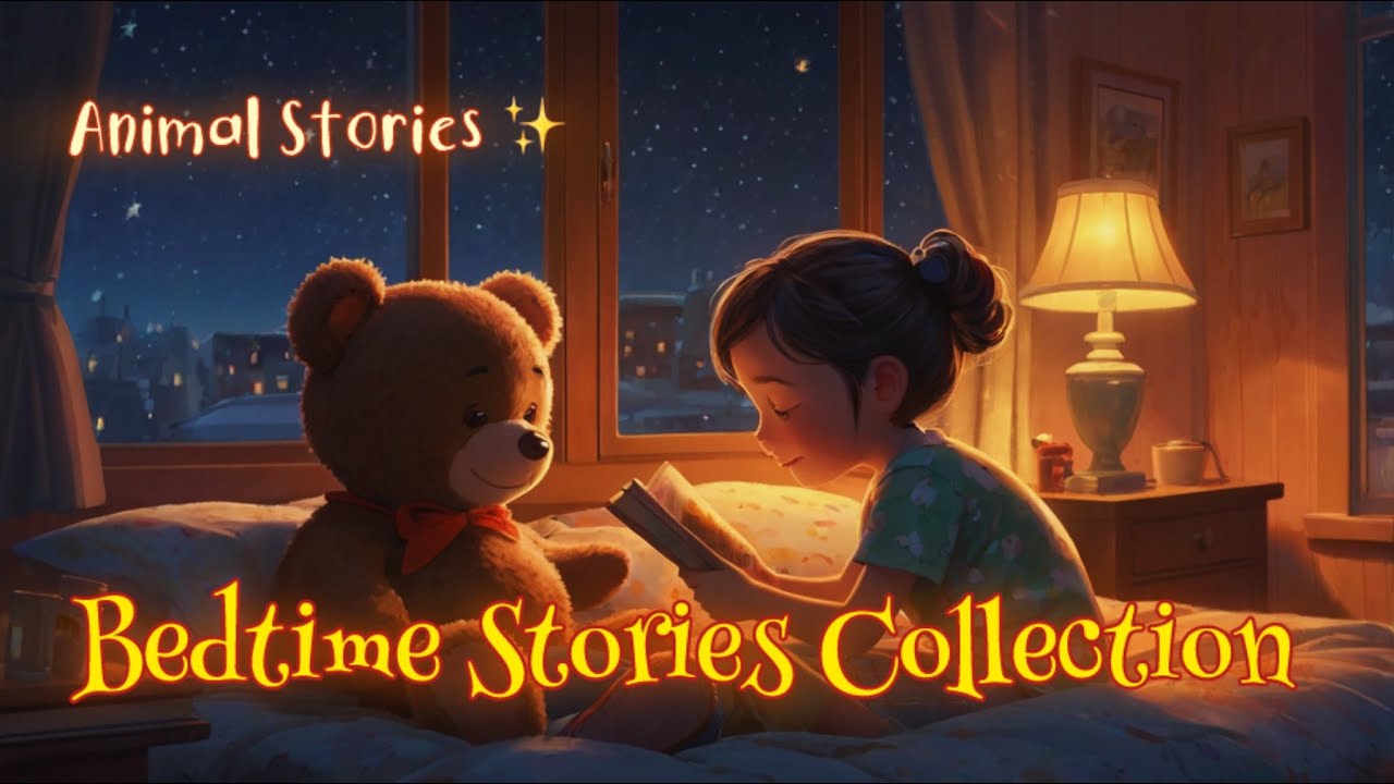 3 Goodnight Stories Collection ✨🌙 The IDEAL Soothing Animal Bedtime Story for Kids - Cozy in Bed