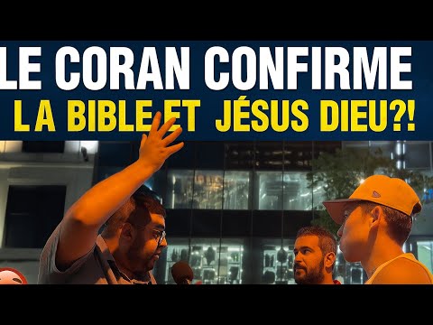 Chrétien prouve à 2 musulmans que le Coran confirme la Bible et la div