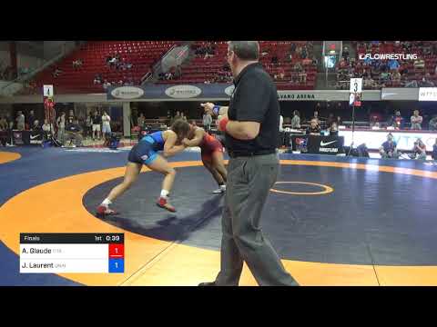 68 Kg Final Alexandria Glaude Titan Mercury Wrestling Club TMWC Vs Jayden Laurent Unattached