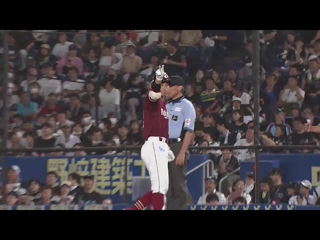 【5回表】8連勝中の勢いそのままに!! イーグルス・岡島豪郎 ライトへ勝ち越しタイムリー!!  2023年7月15日 千葉ロッテマリーンズ 対 東北楽天ゴールデンイーグルス