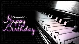 Ganesh - Happy Birthday (Official Piano Instrumental)