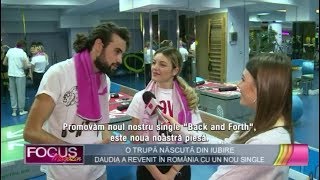 DAUDIA - Interview on Focus- Prima Tv  [ Romania] // SPECIAL EDITION