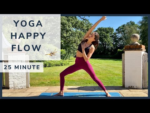 Yoga Happy Flow • All-level uplifting sequence • Yoga Happy • Hannah Barrett Yoga