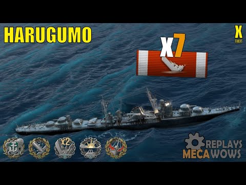 Harugumo 7 Kills & 258k Damage | World of Warships Gameplay