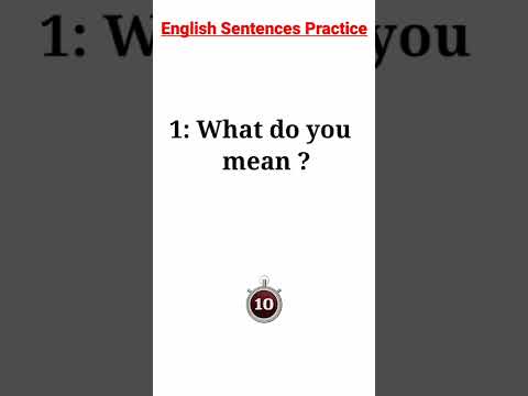 What do you mean ? Meaning In Hindi | Daily Use English Sentence #short #learnbyrajnish #sentences