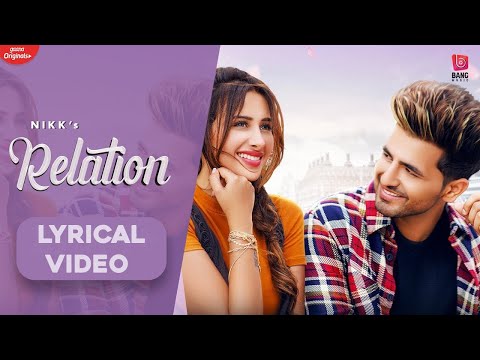 Relation Lyrical | Nikk Ft Mahira Sharma | Bang Music | Punjabi song