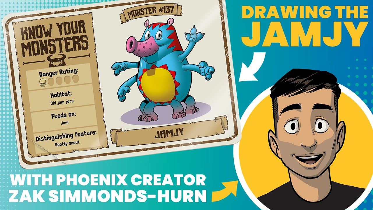 How To Draw A Cute Four Armed Monster – The Jamjy