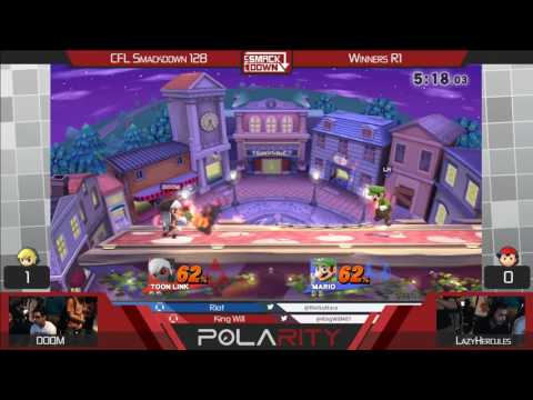 CFL Smackdown 128 WiiU - DOOM (Toon Link) vs LazyHercules (Ness) - Winners R1
