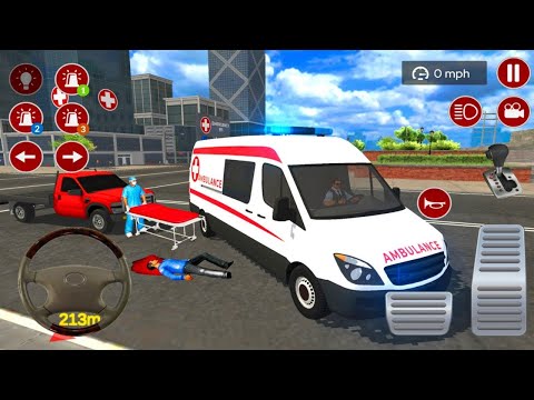 American Emergency Ambulance Simulator 2021 - Android Gameplay