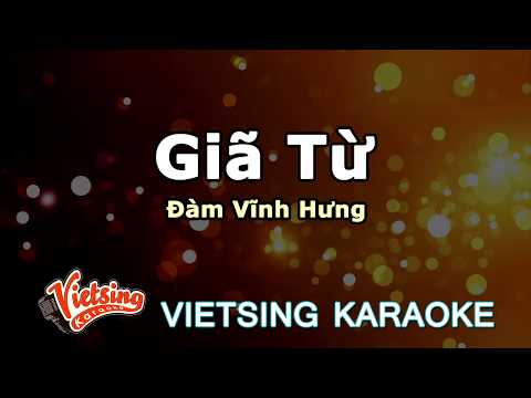 Giã Từ  -  Đàm Vĩnh Hưng - Vietsing karaoke