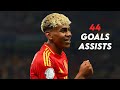 Lamine Yamal All 44 Goals Assists In 2024 2025 With Commentary HD