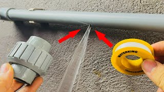 Tips Very Useful And Simple! Great Pvc Pipe Fittings Fo Repair Pvc Pipes When Broken