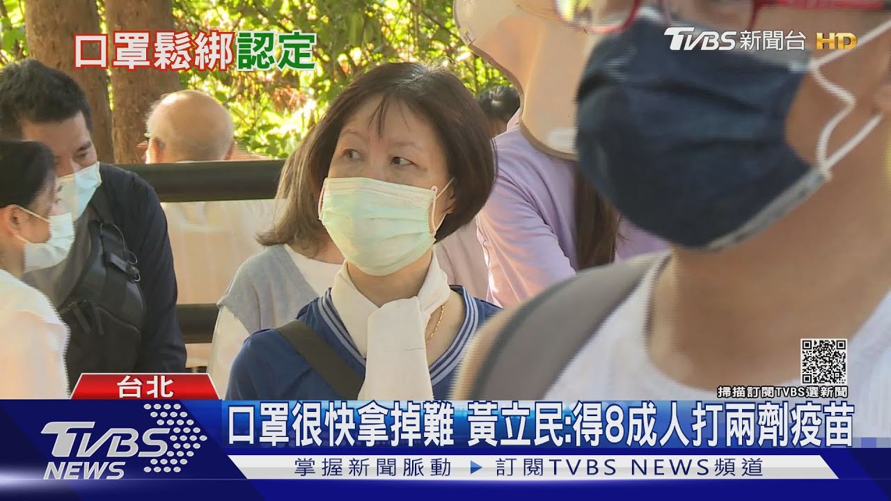 你支持不戴口罩嗎?醫:「這個數字」人口打完兩劑疫苗 才比較安全