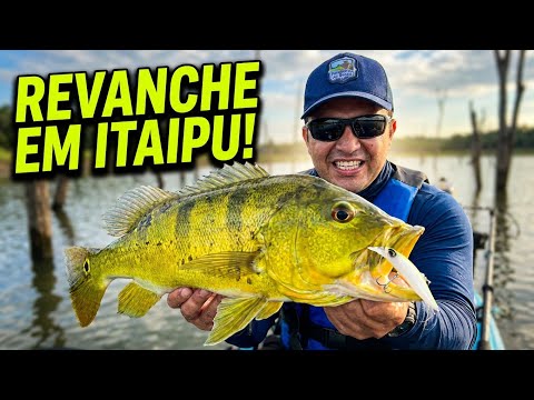 "O MAIOR TUCUNARÉ DA VIDA DELE! A Rozante fez estrago nas paliteiras de Itaipu"
